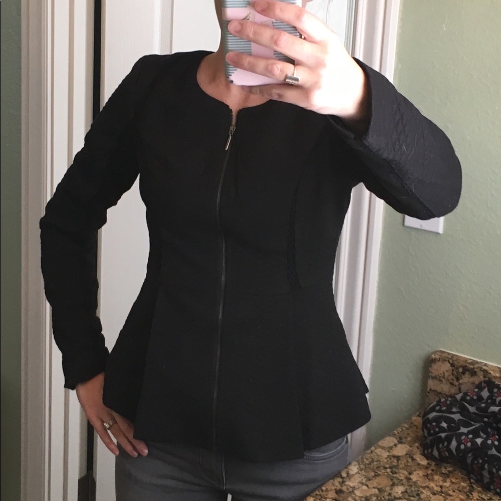 Super cute black peplum jacket! - Picture 6 of 6